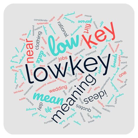 Lowkey meaning: Get to know the slang terms。